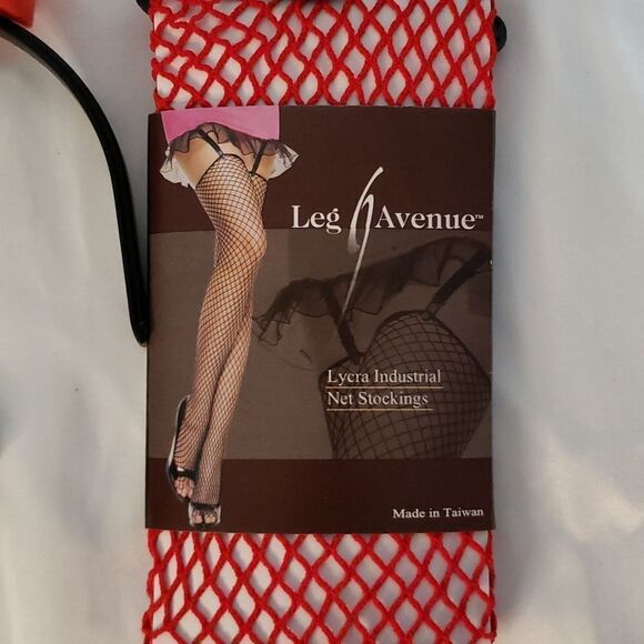 Devil Accessories Fishnets Horns - Picture 2 of 3